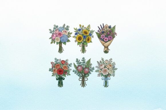 Download Wedding Flower Bouquets in Varied Styles - Varied Collection