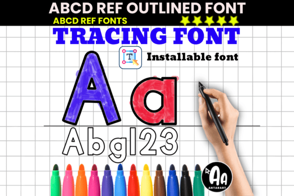Download Bold Outlined Tracing - Premium Resources