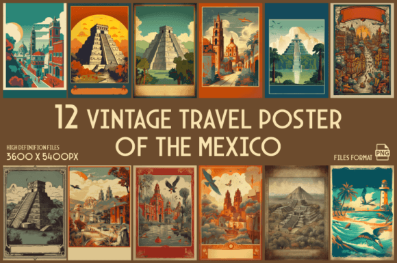 Download Vintage Travel Posters of Mexico - Poster Collection