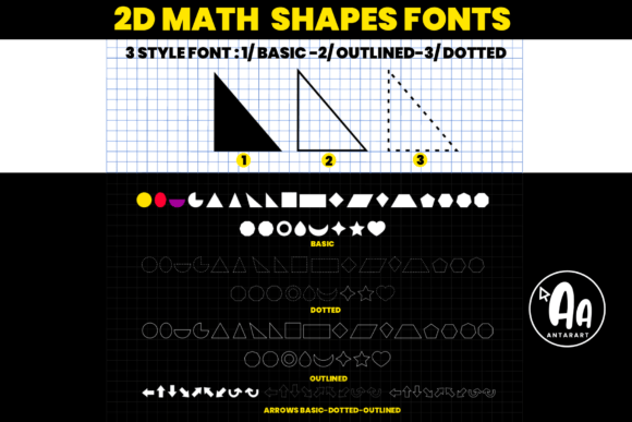Download Abcd Ref 2d Shapes Outlined - Premium Resources