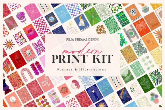 Download Modern Print Kit Posters &amp; Graphics - Poster Collection